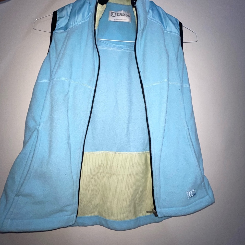 Wilson Sky Blue Jacket with Yellow Lining